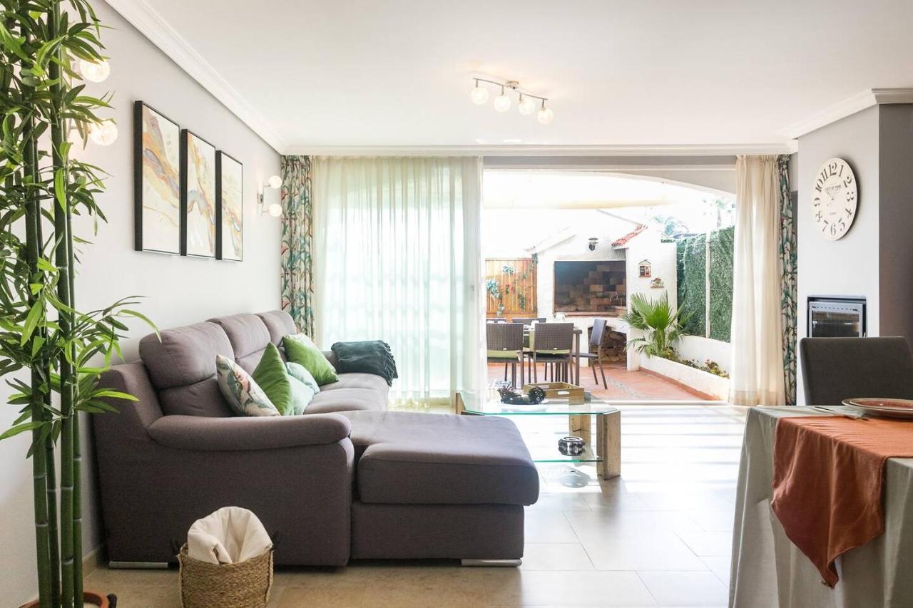 Bungalow Altea Junto Al Casco Antiguo, Piscina Y Barbacoa ภายนอก รูปภาพ